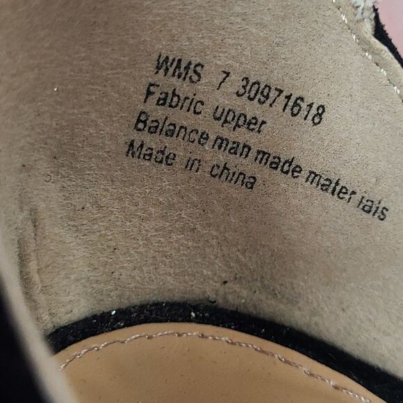 Versona Poited Toe Slingback Black Pumps Size 7 - Picture 7 of 8